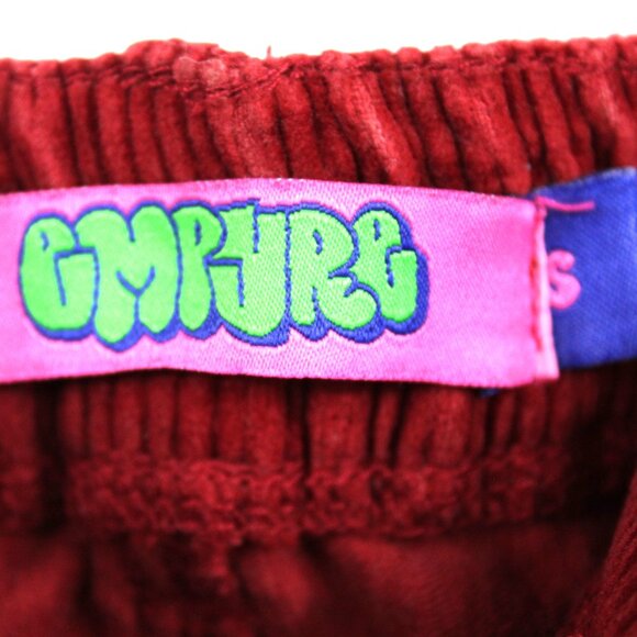 Empyre Women's Red Corduroy Pants Loose Fit Size S SK8R Y2K Hip Hop Grunge VTG - Picture 5 of 8